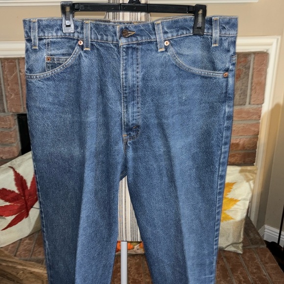 Levi’s | 1996 VINTAGE - Made in USA - 517 Orange Tab Jeans | Men - Size: 38x34 - Picture 4 of 12